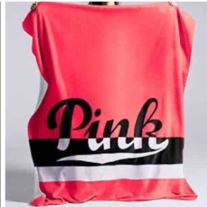 Victoria Secret Pink Sherpa Valentine Blanket Limited ED